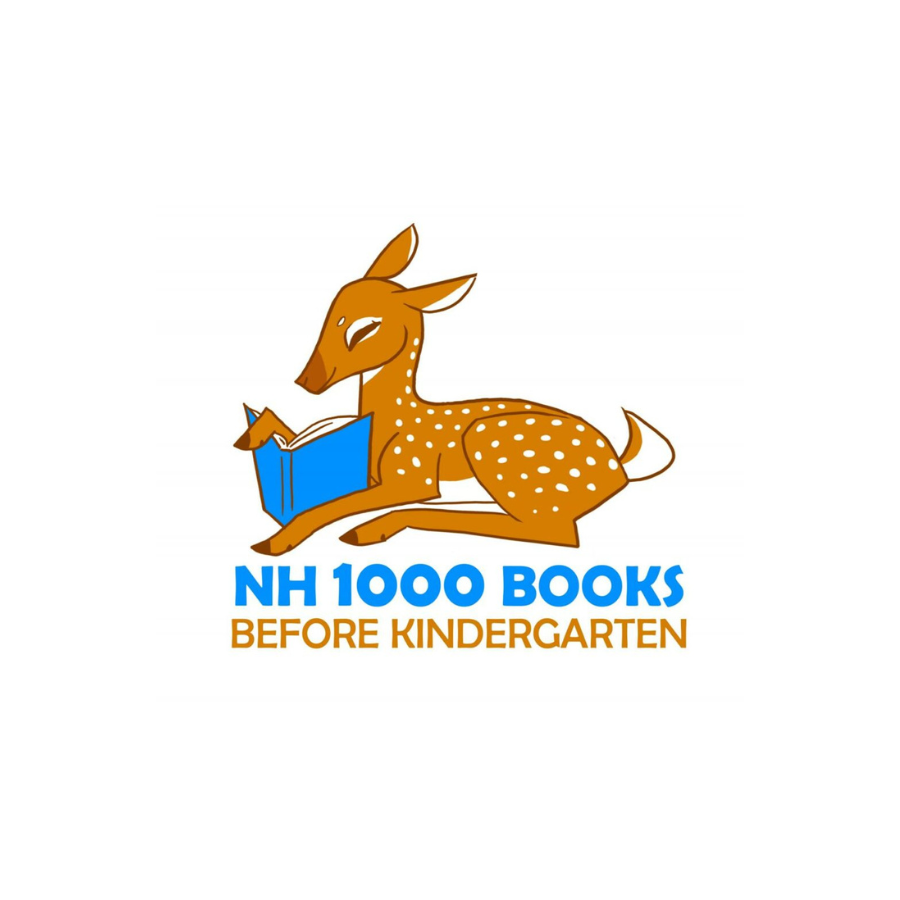 1,000 books deer logo