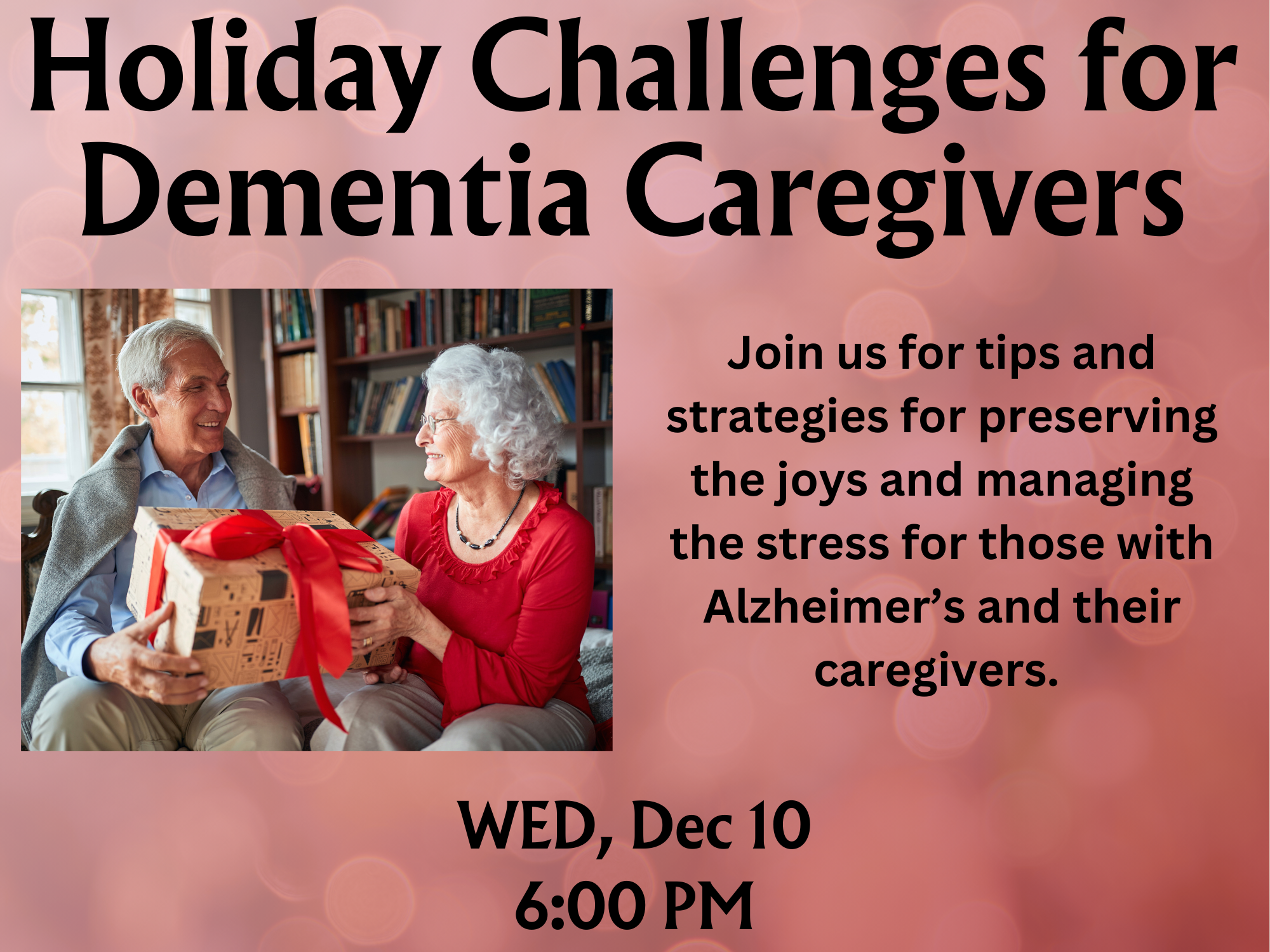 holiday challenges for dementia caregivers