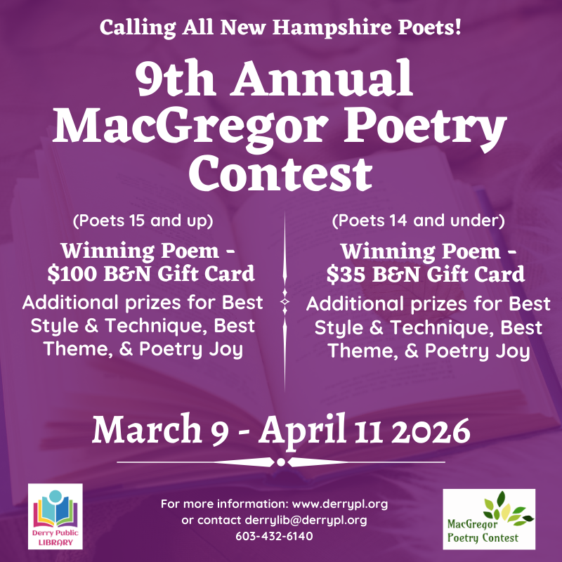 9th Annual MacGregor Poetry Contest