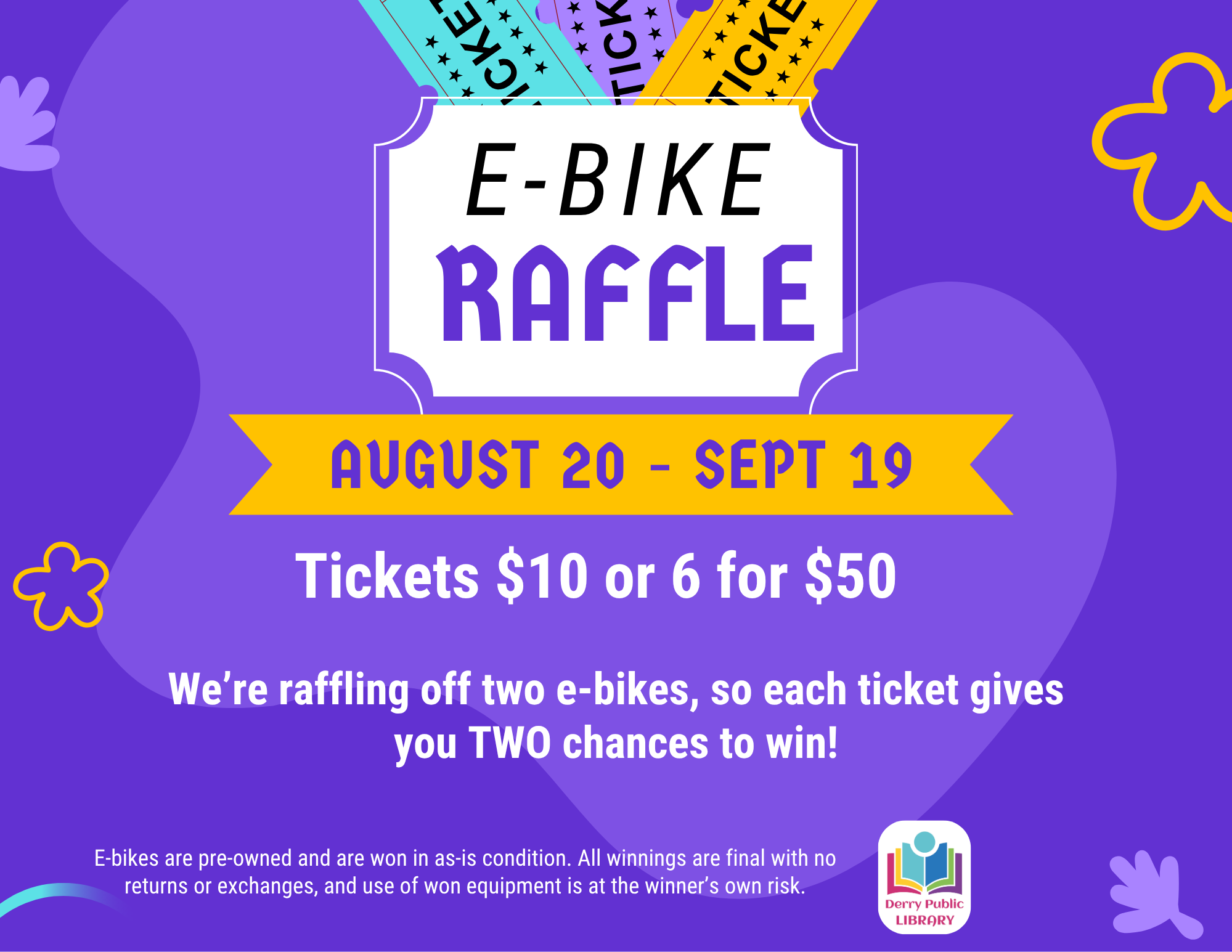 E-Bike raffle flyer