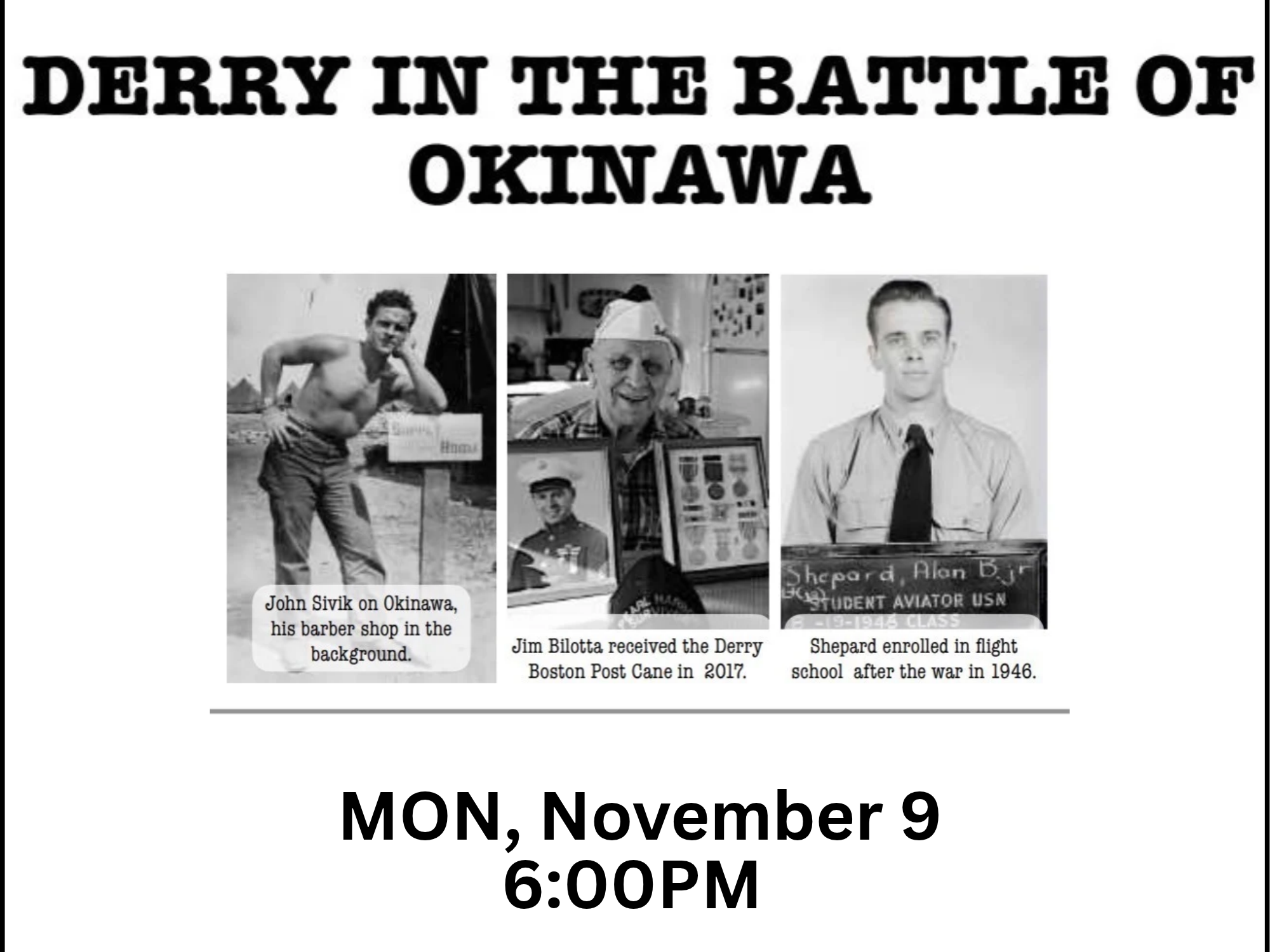 Derry in the Battle of Okinawa