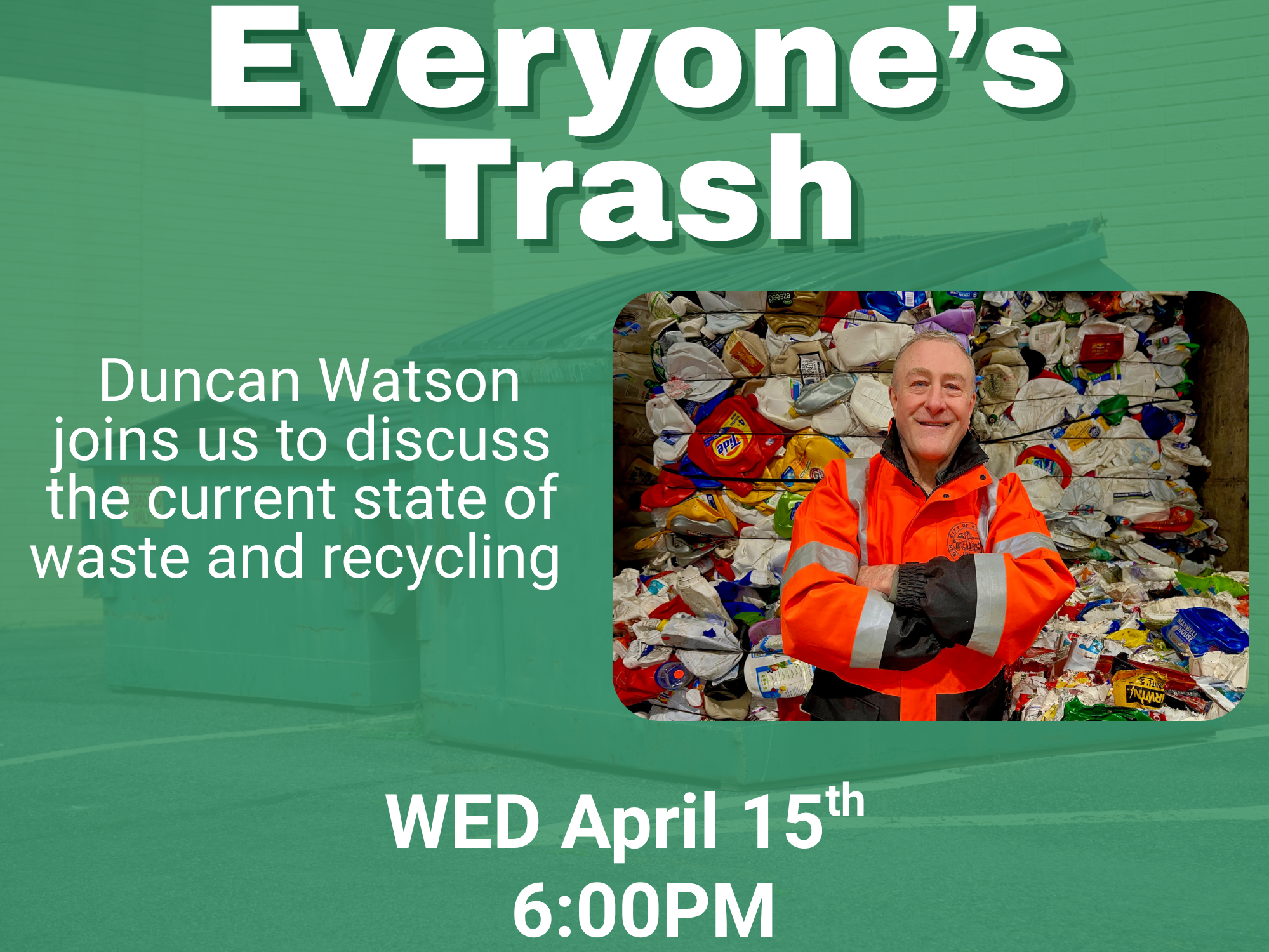 Everyone's trash flyer