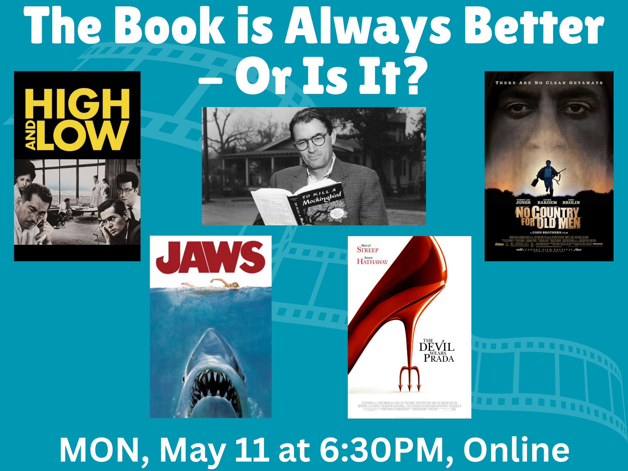 The book is always better flyer