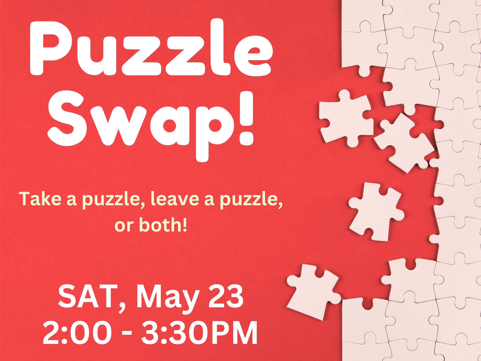Puzzle Swap flyer
